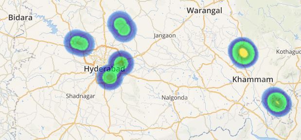 lightning in hyderabad