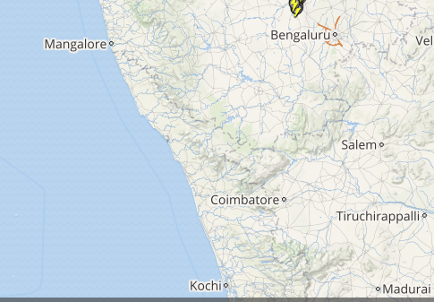 lightning in kerala
