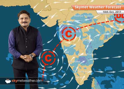 Weather Forecast for October 10: Heavy rain in Jharkhand, West Bengal, Odisha