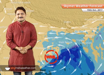 Weather Forecast for Oct 19: Rain in Bihar, Jharkhand, Chhattisgarh; Delhi remains in the grip of pollution