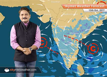 Weather Forecast for Oct 13: Jaipur, Lucknow, Delhi to remain dry; Rain in Chhattisgarh, Odisha, MP