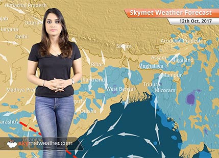 Weather Forecast for Oct 12: Rain in Hyderabad, Mumbai; Dry weather in Kolkata, Jaipur, Delhi