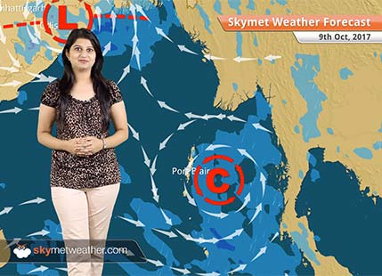 Weather Forecast for October 9: Rain in Mumbai, Ranchi; Dry weather in North India