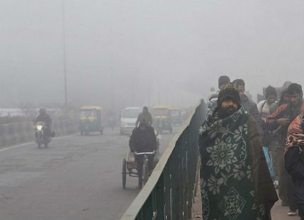 Cold wave in north India