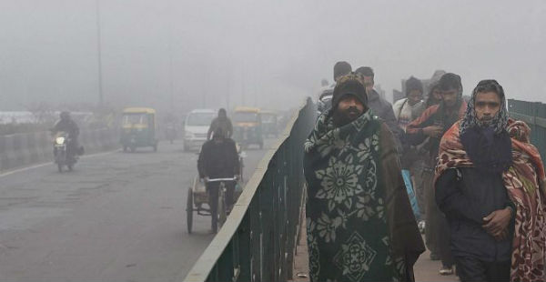 Cold wave in north India