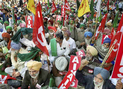 Farmers rally in Delhi