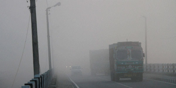 Fog in India post