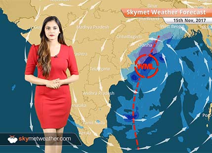 Weather Forecast for Nov 15: Chennai rains to reduce, Low Pressure to give heavy rains in Odisha, Andhra Pradesh