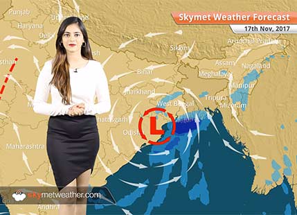Weather Forecast for Nov 17: Rain in Kolkata, Bhubaneswar; Delhi pollution to remain on lower side
