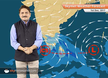 Weather Forecast for Dec 1: Cyclone Ockhi to intensify, heavy showers in Lakshadweep, Kerala, Tamil Nadu