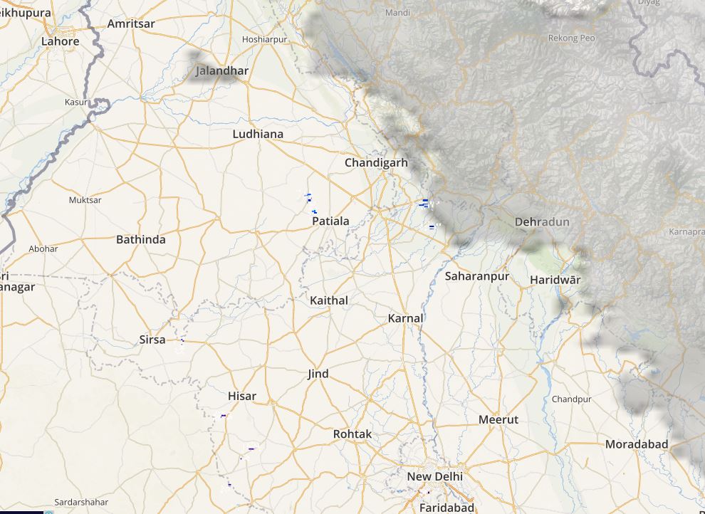 North West India Lightning and weather
