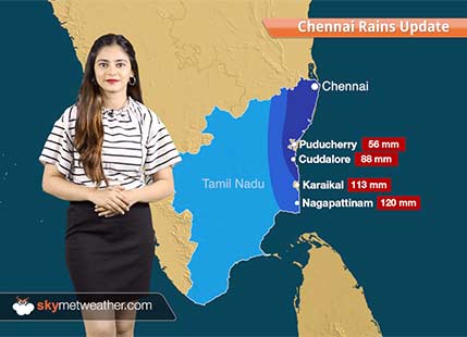 Chennai Rains 2017 Update Nov 5: Moderate to heavy rains to return over Chennai