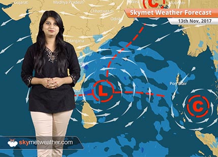 Weather Forecast for Nov 13: Pollution in Delhi to remain severe; Rain in Chennai, Tamil Nadu