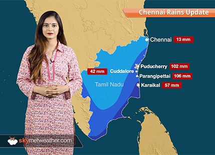Chennai Rains 2017 Update: Rain intensity to reduce after 24 hours