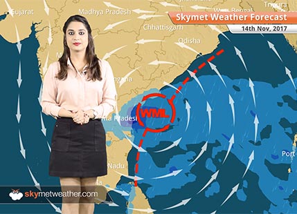 Weather Forecast for Nov 14: Heavy rain in Chennai, TN, Andhra; Delhi Pollution to continue