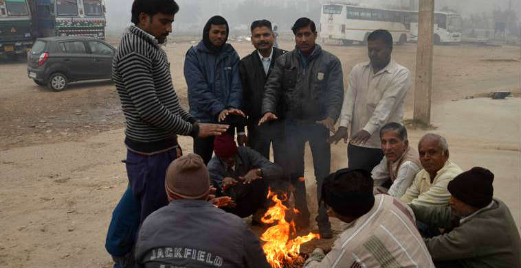 Cold wave in east and Central India