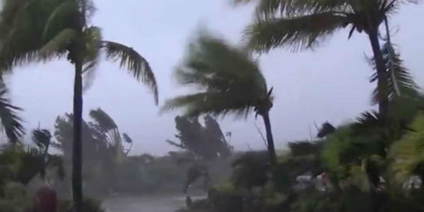 Cyclone  in Philippines