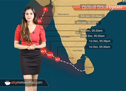 Cyclone Ockhi update: Very Severe Cyclone Ockhi over Lakshadweep to intensify further