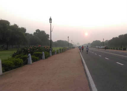 Delhi pleasant morning