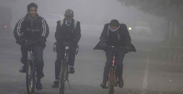 Fog in Uttar Pradesh and Bihar