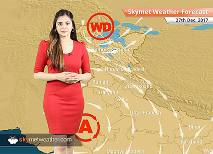 Weather Forecast for Dec 27: Rain in Andaman, Kashmir, Himachal, Dense fog in UP, Bihar