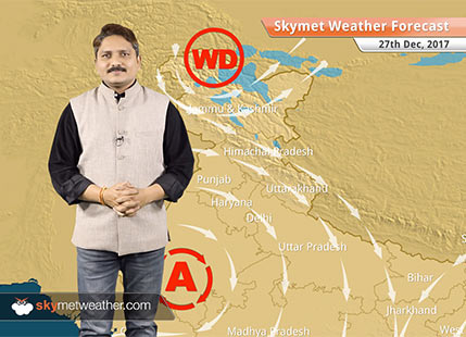 Weather Forecast for Dec 27: Fog in Up, Bihar, Delhi, Punjab, Haryana, Snow in hills