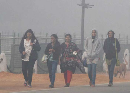 Winters in north India