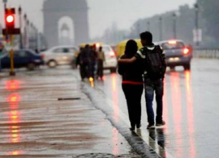 Delhi winter rain