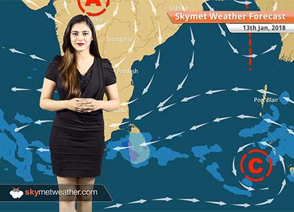 Weather Forecast for Jan 13: Rain in Andaman, Kerala, Fog in Kolkata, Lucknow