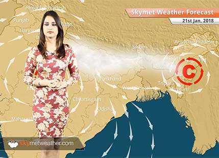 Weather Forecast for Jan 21: Rain in Andaman, Cold wave in Odisha, Sunny days in Northwest India