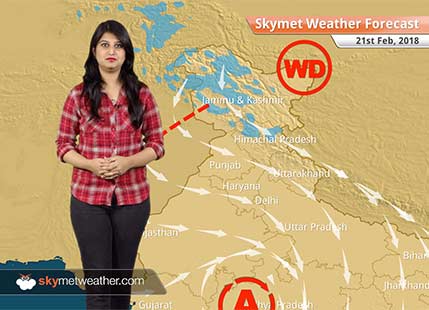 Weather Forecast for Feb 21: Snow in Kashmir, Himachal; Rain in Rajasthan, Haryana