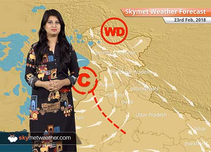 Weather Forecast for Feb 23: Snow in Kashmir, Himachal, Uttarakhand; Rain in Punjab, Rajasthan