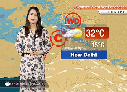 Weather Forecast for Mar 1: Rain and snow in Kashmir, Himachal; Warm days in Delhi, Mumbai, Jaipur