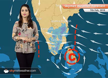 Weather Forecast for Feb 7: Rain in Chennai, Bengaluru, TN, Kerala, Warm weather in Mumbai, Hyderabad