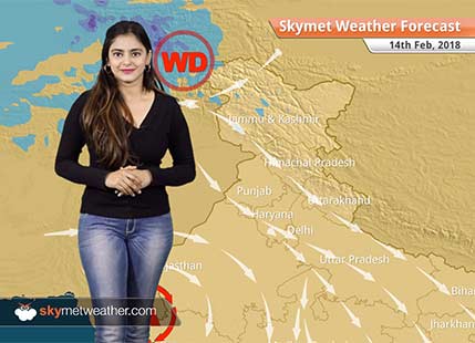 Weather Forecast for Feb 14: Minimums to decrease in Delhi, Punjab, Haryana, West Uttar Pradesh, North Rajasthan