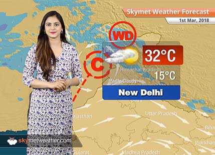 Weather Forecast for Mar 1: Rain, snow in Kashmir, Himachal, Uttarakhand; dry weather in Delhi, Lucknow, Patna