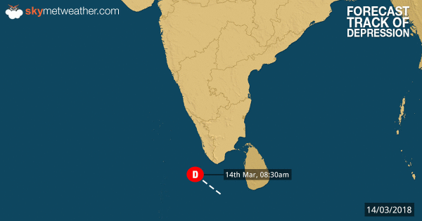 Depression in Arabian Sea to persist; heavy rain in Lakshadweep, Kerala, Tamil Nadu