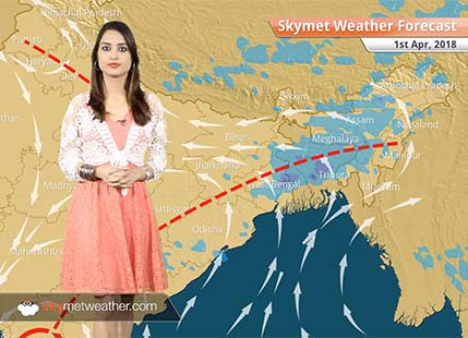 Weather Forecast for Apr 1: Rain in Bengaluru, Kolkata, Hot in Gujarat, Rajasthan, Kashmir, Delhi
