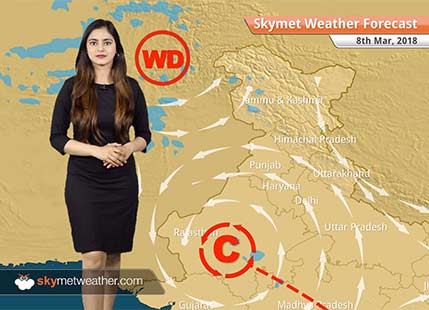Weather Forecast for Mar 8: Rain likely in Jaipur, Rajasthan; temperatures to rise in Madhya Pradesh, Chhattisgarh