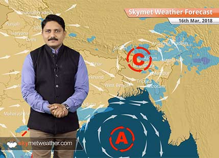Weather Forecast for Mar 16: Rain in Kashmir, Himachal and South Peninsula, Windy day in Delhi
