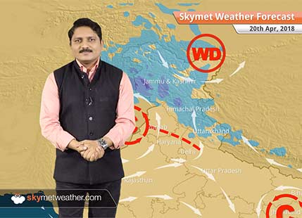 Weather Forecast for April 20: Rain in Vaishno Devi, Kashmir; dust storm in Delhi, West Uttar Pradesh