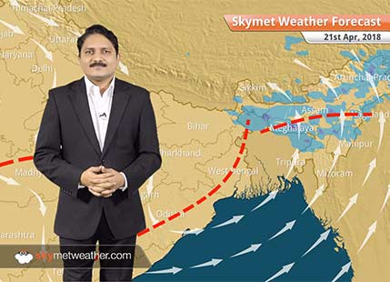 Weather Forecast for April 21: Hot weather in Delhi, Ahmedabad, Jaipur; rain in Kolkata, Bengaluru