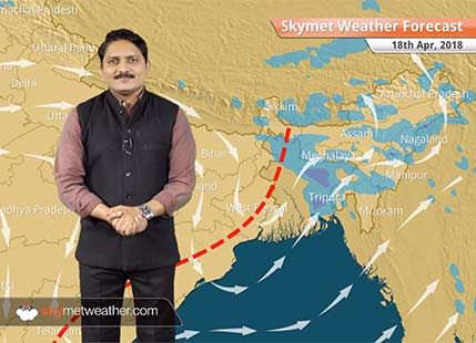 Weather Forecast for April 18: Weather in Delhi, Rajasthan, Uttar Pradesh to be dry and very warm, rain in Kashmir