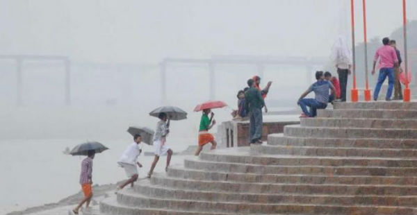 Rain in Varanasi