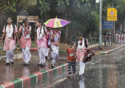 Delhi rains and thundershowers
