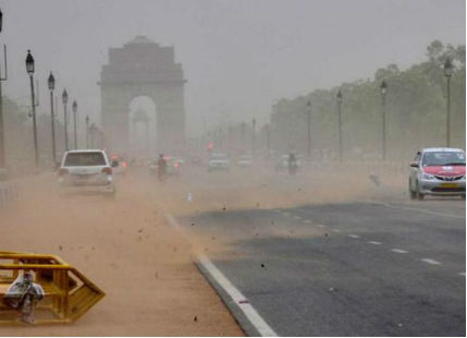 Dust storm in Delhi and NCR