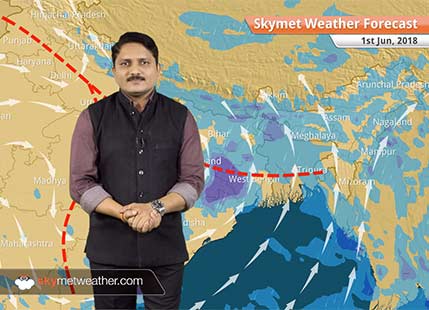 Weather Forecast for Jun 1: Monsoon to arrive in Northeast India, Heatwave in Rajasthan, MP, Vidarbha