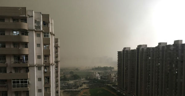 Dusty winds in Delhi and NCR