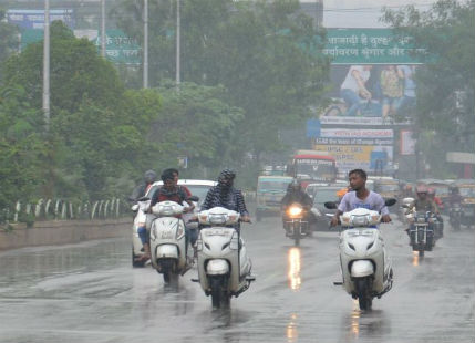 Monsoon rains in chhattisgarh