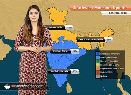 Monsoon Forecast for June 7, 2018: Monsoon to make onset over Konkan and Goa, good rains likely